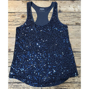 Express Women’s Size S Grey Sequin Tank